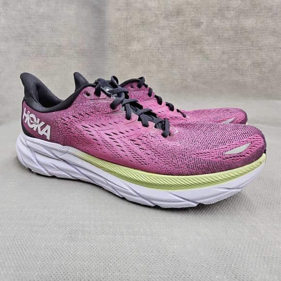 Hoka Shoes - Women's - Hoka Clifton 8 - Blue Graphite/Iris Rose Mesh size 10.5